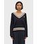 Bold Tipped Cable Knit Jumper - K1102