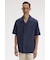 Compress Mesh Revere Collar Shirt - M1745