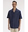 Compress Mesh Revere Collar Shirt - M1745