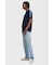 Contrast Tape Ringer T-Shirt - M4613