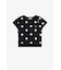 Amy Winehouse Flocked Polka Dot Top - SG3107