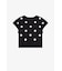 Amy Winehouse Flocked Polka Dot Top - SG3107