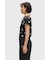 Amy Winehouse Flocked Polka Dot Top - SG3107