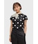 Amy Winehouse Flocked Polka Dot Top - SG3107