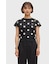 Amy Winehouse Flocked Polka Dot Top - SG3107