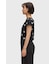 Amy Winehouse Flocked Polka Dot Top - SG3107