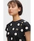 Amy Winehouse Flocked Polka Dot Top - SG3107