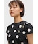 Amy Winehouse Flocked Polka Dot Top - SG3107