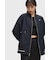Longline Tipped Bomber Jacket - J3106