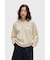 Tipped Open Collar Sweatshirt - G3140
