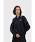 Tipped Open Collar Sweatshirt - G3140