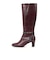 cavacava サバサバ レディース 本革 ロングブーツ 7305379 ワイン