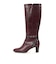 cavacava サバサバ レディース 本革 ロングブーツ 7305379 ワイン