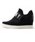 【SALE】DKNY ダナキャランニューヨーク COSMOS WEDGE SNEAKER K2855698 ブラック