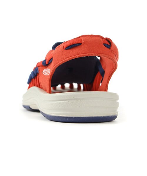 KEEN キーン ユニーク ブルー×レッド27㎝ KEEN キーン ユニーク メンズ UNEEK BLUE DEPTHS/RED CARPET