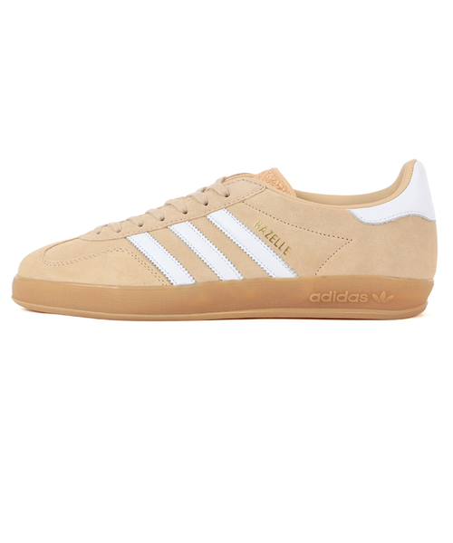 adidas GAZELLE INDOOR IH5482 ベージュ スニーカー adidas - GAZELLE INDOOR WMNS Magic Beige/Cloud White/Gum