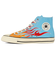 converse コンバース ALL STAR AGED FL HI Hot Wheels オールスター エイジド ＦＬ ハイ ホットウィール 1SE405 31314050 スカイブルー