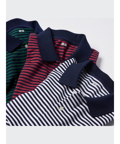 45rpmゆったりボーダーカノコポロシャツ 45rpmゆったりボーダーカノコ