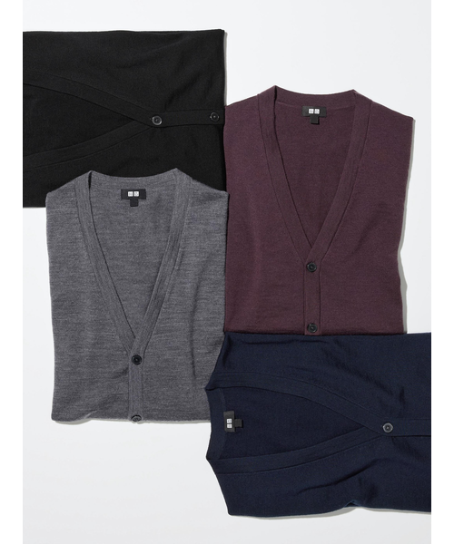 その他 hijp メリノVネックカーディガン｜ユニクロの通販｜&mall（アンド