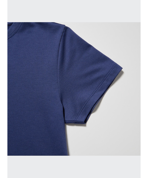 UNIQLO - エアリズムメッシュクルーネックTシャツ ユニクロ公式 | エアリズムコットンクルーネックT