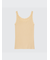 コットンリブレースタンクトップ