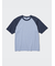 オーバーサイズラグランTシャツ（5分袖）
