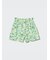 GIRLS リネンブレンドイージーショートパンツ（リーフ）