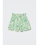 GIRLS リネンブレンドイージーショートパンツ（リーフ）