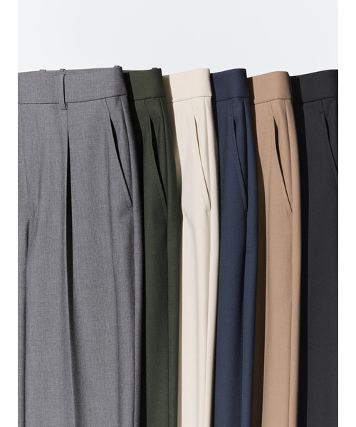 タックワイドパンツ｜ユニクロの通販｜&mall（アンドモール）三井