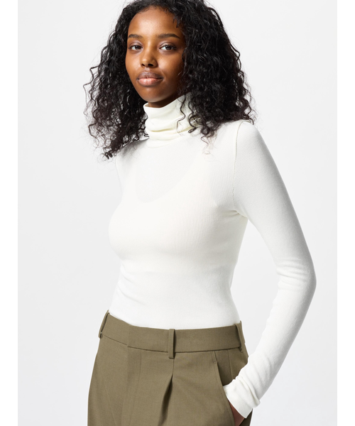 極暖ヒートテックシームレスリブタートルネックT｜ユニクロの通販