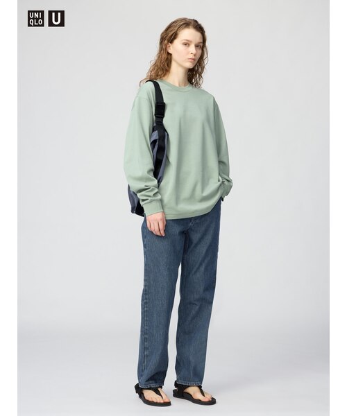 エアリズムコットンクルーネックTシャツ｜ユニクロの通販｜&mall