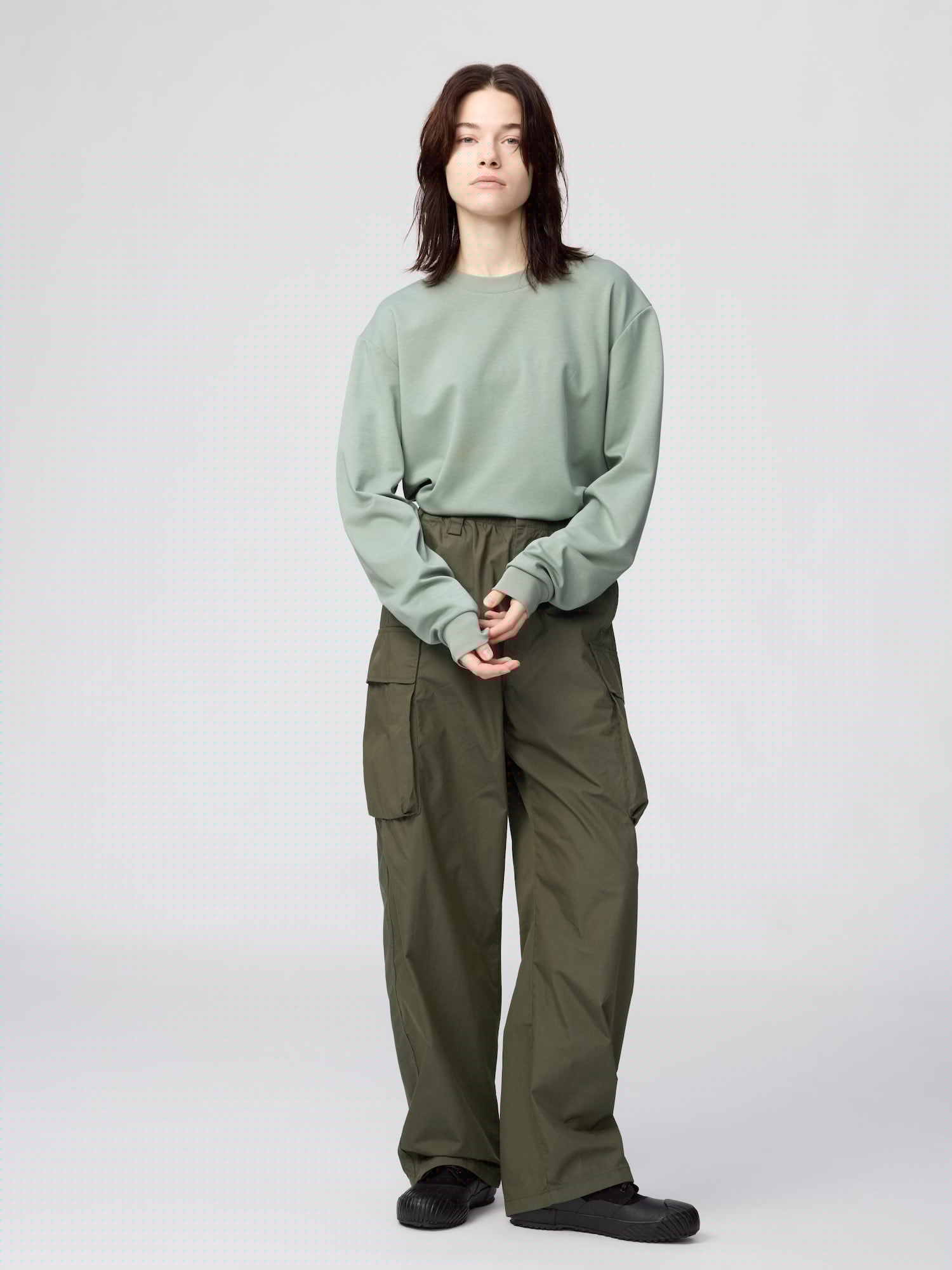 エアリズムコットンクルーネックTシャツ