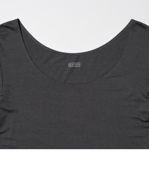 ヒートテック UネックT 8分袖　黒 3XL 4L ユニクロ WOMEN ヒートテックUネックT/8分袖 | UNIQLO UNIFORM