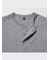 ワッフルヘンリーネックTシャツ（長袖）