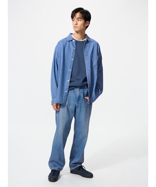 デニムオーバーシャツ｜ユニクロの通販｜&mall（アンドモール）三井