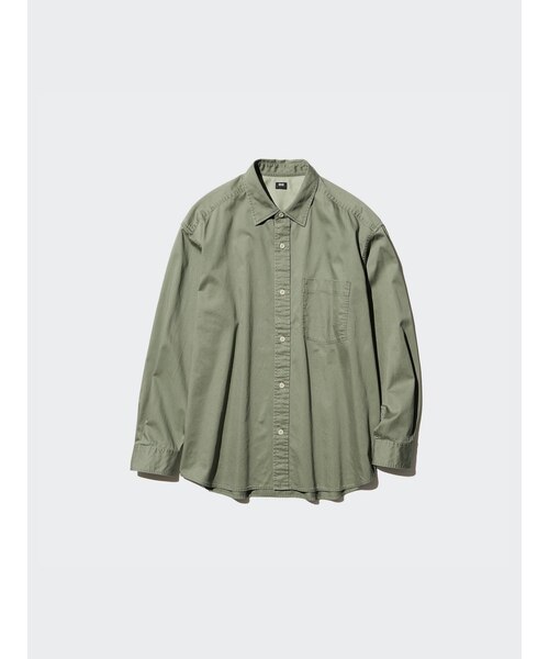 コットンツイルオーバーシャツ 別注】GUY ROVER コットンツイル オーバーシャツ