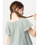 GIRLS ギャザーフレアスリーブTシャツ