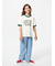 エアリズムコットングラフィッククルーネックTシャツ