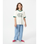 エアリズムコットングラフィッククルーネックTシャツ