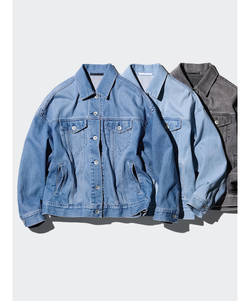 デニムオーバーサイズジャケット｜ユニクロの通販｜&mall