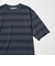 エアリズムコットンオーバーサイズボーダーTシャツ