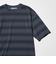 エアリズムコットンオーバーサイズボーダーTシャツ