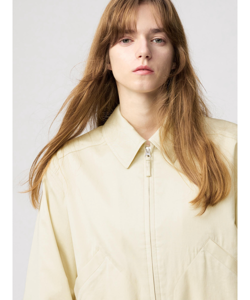 UNIQLO ジップアップショートブルゾン+ ユニクロ公式 | ジップアップショートブルゾン