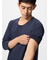 エアリズム前あきクルーネックTシャツ/8分袖