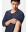 エアリズム前あきクルーネックTシャツ/8分袖