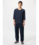 エアリズム前あきクルーネックTシャツ/8分袖