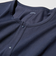 エアリズム前あきクルーネックTシャツ/8分袖