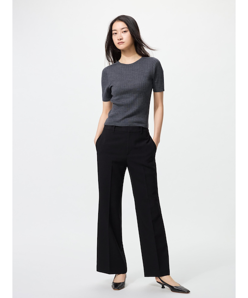 ★極美品★L'AppartementDEUXIEMECLASSEリブクルーネック ☆極美品☆L'AppartementDEUXIEMECLASSEリブクルーネック
