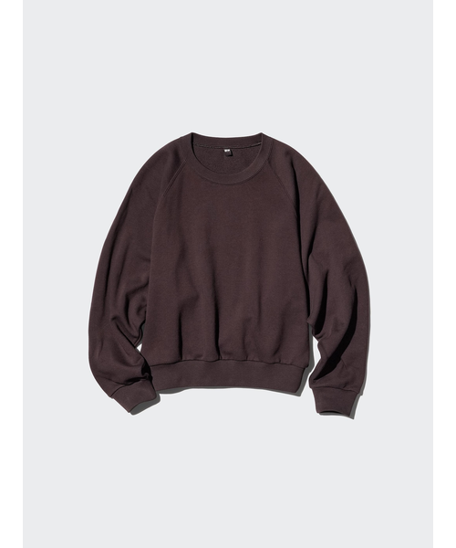 スウェットクロップドシャツ｜ユニクロの通販｜&mall（アンドモール