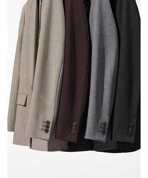 UNIQLO ダブルジャケット/チェック 長い季節使える【ユニクロ】「ダブルジャケット」は今季が最高傑作の